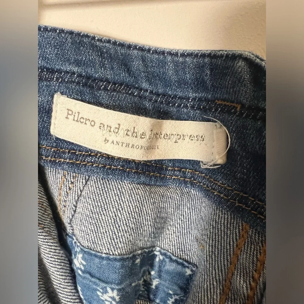 Anthropologie Pilcro and the Letterpress High Rise Patchwork Boyfriend…